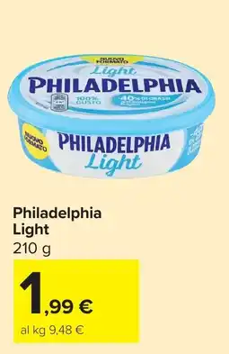 Carrefour Philadelphia Light offerta