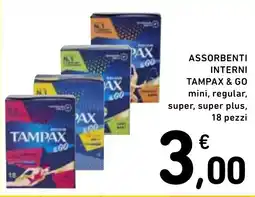 Spazio Conad TAMPAX & GO offerta