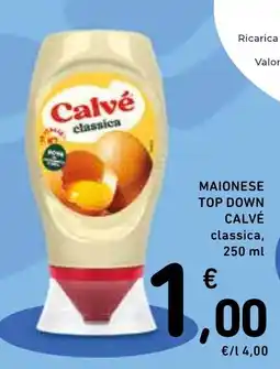 Spazio Conad Maionese top down calvé classica offerta