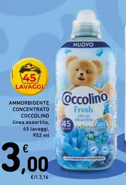 Spazio Conad Ammorbidente concentrato Coccolino offerta