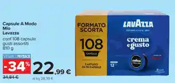 Carrefour Capsule A Modo Mio Lavazza offerta