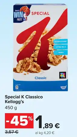 Carrefour Special K Classico Kellogg's offerta