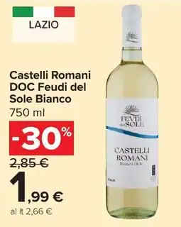Carrefour Castelli Romani DOC Feudi del Sole Bianco offerta