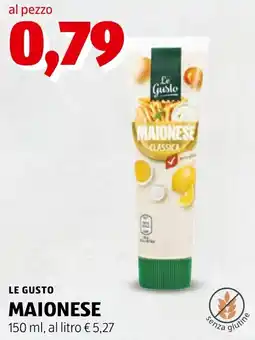 ALDI Le Gusto Maionese Classica offerta