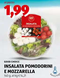 ALDI GOOD CHOICE INSALATA POMODORINI E MOZZARELLA offerta