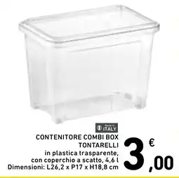 Spazio Conad CONTENITORE COMBI BOX TONTARELLI offerta