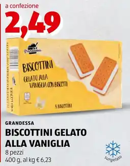 ALDI Grandessa Biscottini Gelato alla Vaniglia offerta