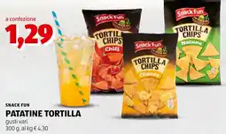 ALDI SNACK FUN PATATINE TORTILLA offerta