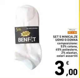 Spazio Conad MINICALZE BENFIT offerta
