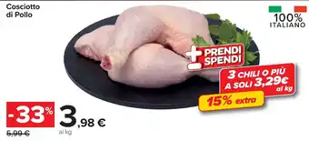 Carrefour Cosciotto di Pollo offerta
