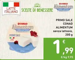 Spazio Conad CONAD Alimentum PRIMO SALE senza lattosio offerta