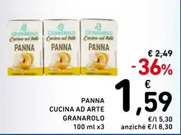 Spazio Conad Panna Cucina ad Arte Granarolo offerta