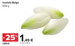 Carrefour Insalata Belga offerta