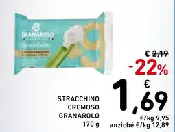 Spazio Conad STRACCHINO CREMOSO GRANAROLO offerta