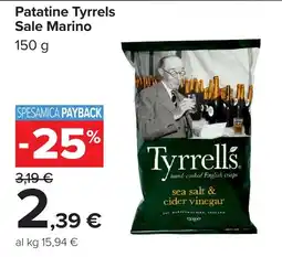 Carrefour Patatine Tyrrells Sale Marino offerta