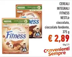 Spazio Conad Cereali integrali fitness NESTLè cioccolato offerta