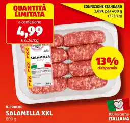 ALDI IL PODERE SALAMELLA XXL offerta