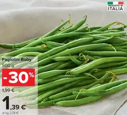 Carrefour Fagiolini Boby offerta