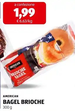 ALDI AMERICAN BAGEL BRIOCHE offerta