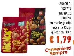 Spazio Conad Nic Nac's Double Crunch Peanuts offerta