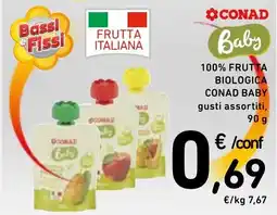 Spazio Conad FRUTTA ITALIANA CONAD BABY offerta