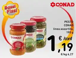 Spazio Conad Pesto CONAD linea assortita offerta