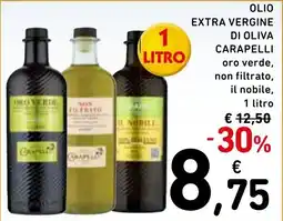 Spazio Conad Olio extra vergine di oliva Carapelli offerta