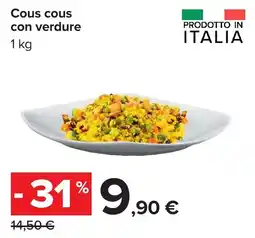 Carrefour Cous cous con verdure offerta
