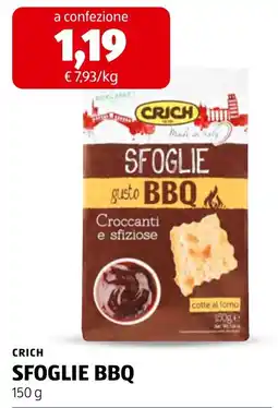 ALDI Crich sfoglie bbq offerta
