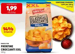ALDI Snack Fun Patatine Croccanti XXL offerta
