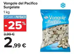 Carrefour Vongole del Pacifico offerta