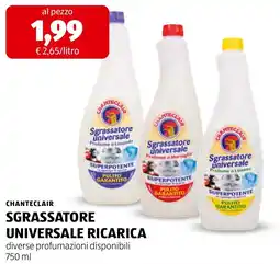 ALDI CHANTECLAIR SGRASSATORE UNIVERSALE RICARICA offerta