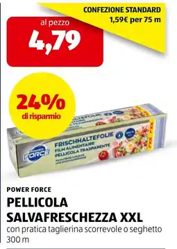ALDI POWER FORCE PELLIcola SALVAFRESCHEZZA XXL offerta