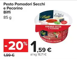 Carrefour Pesto Pomodori Secchi e Pecorino Biffi offerta