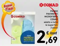 Spazio Conad Panno pavimenti microfibra CONAD offerta