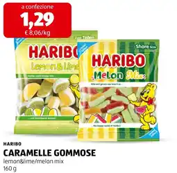 ALDI HARIBO CARAMELLE GOMMOSE offerta