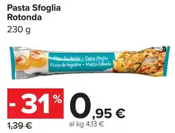 Carrefour Pasta Sfoglia Rotonda offerta
