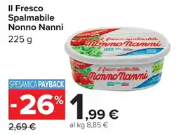 Carrefour Il Fresco Spalmabile Nonno Nanni offerta