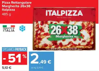 Pizza Rettangolare Margherita Italpizza