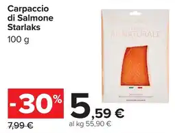 Carrefour Carpaccio di Salmone Starlaks offerta