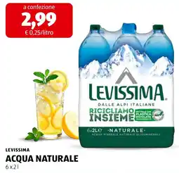 ALDI LEVlSSIMA ACQUA NATURALE offerta