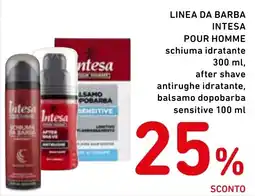Spazio Conad Linea da barba intesa pour homme offerta