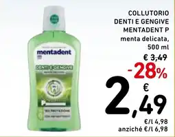 Spazio Conad Collutorio denti e gengive Mentadent P offerta