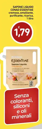 Spazio Conad Sapone Liquido CONAD ESSENTIAE offerta