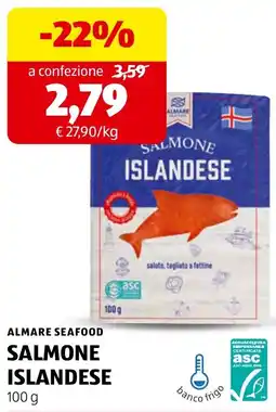ALDI ALMARE SEAFOOD SALMONE ISLANDESE offerta