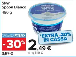 Carrefour Skyr Spoon Bianco offerta