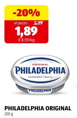 ALDI PHILADELPHIA ORIGINAL offerta