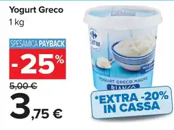 Carrefour Yogurt Greco offerta