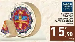 Spazio Conad Formaggio Piave DOP Selezione Oro offerta