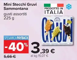 Carrefour Mini Stecchi Gruvi Sammontana offerta